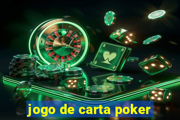 jogo de carta poker