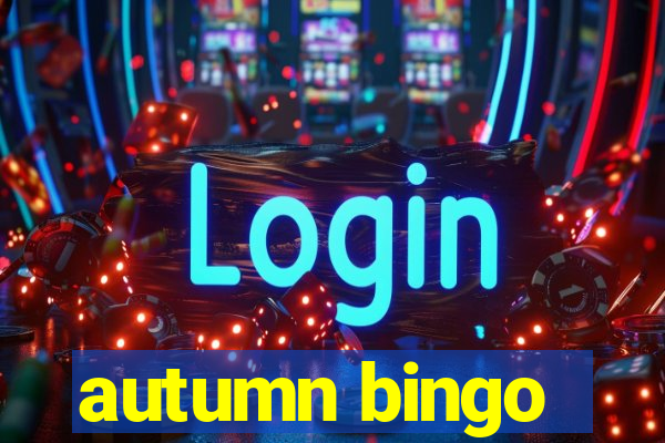 autumn bingo