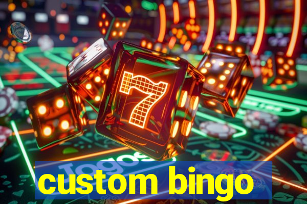 custom bingo