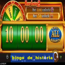 bingo de história 6 ano