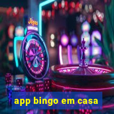 app bingo em casa