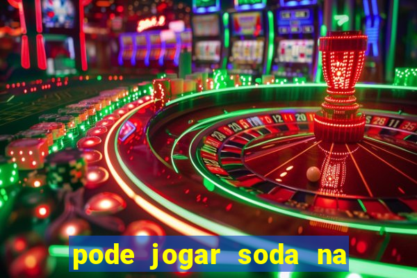 pode jogar soda na pia da cozinha