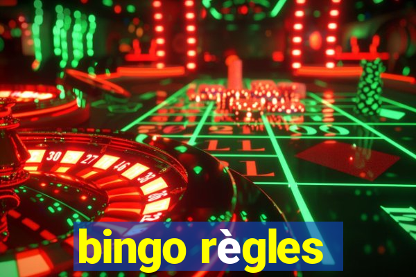 bingo règles