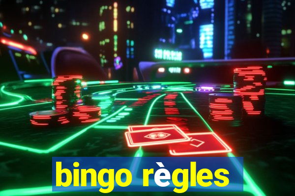 bingo règles