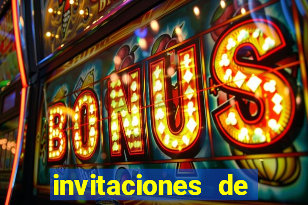 invitaciones de bingo para editar