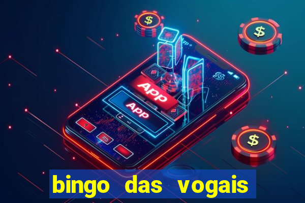 bingo das vogais colorido para imprimir