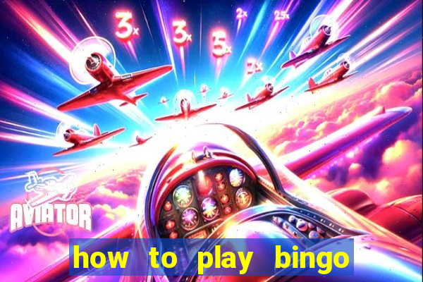 how to play bingo for money