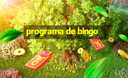 programa de bingo