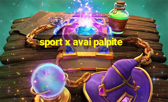 sport x avai palpite