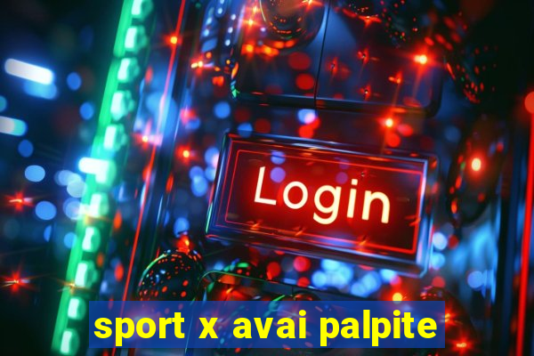 sport x avai palpite