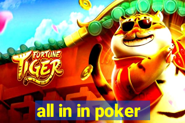 all in in poker