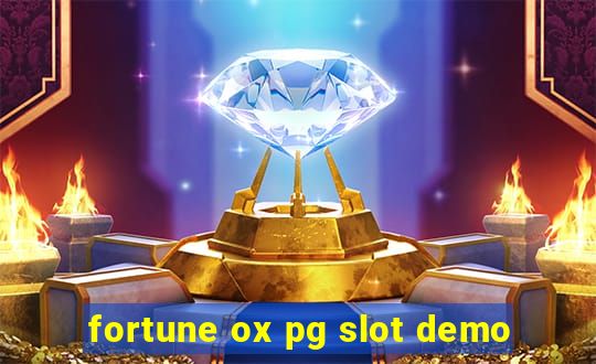 fortune ox pg slot demo