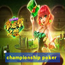 championship poker