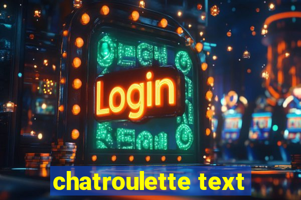 chatroulette text