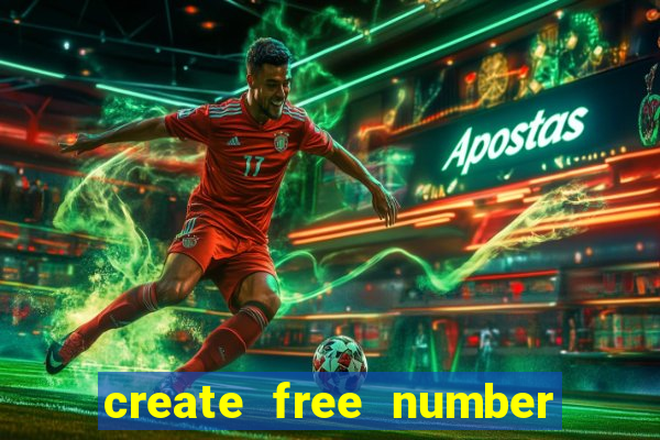 create free number bingo card