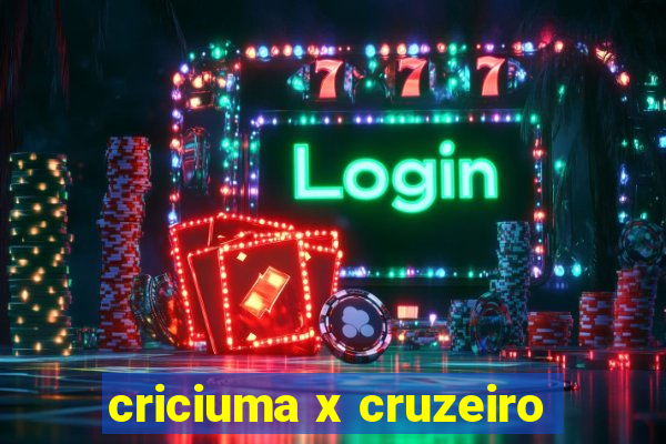 criciuma x cruzeiro