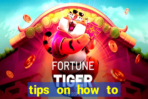 tips on how to win playing slot machines