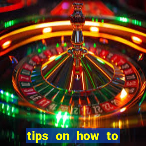 tips on how to win playing slot machines