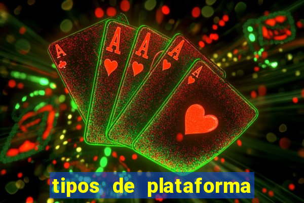 tipos de plataforma de jogos