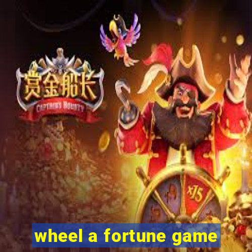 wheel a fortune game