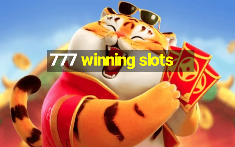 777 winning slots