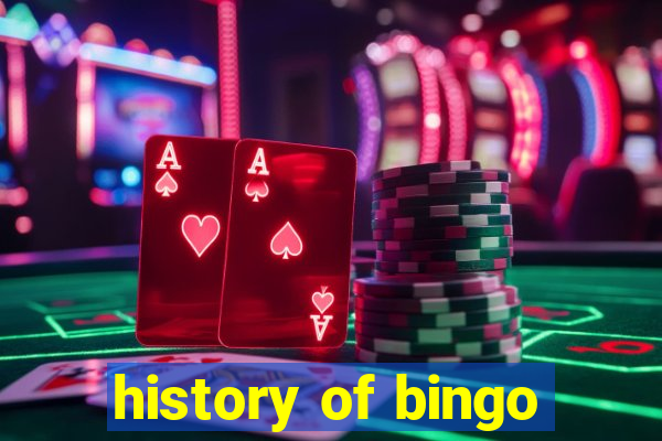 history of bingo