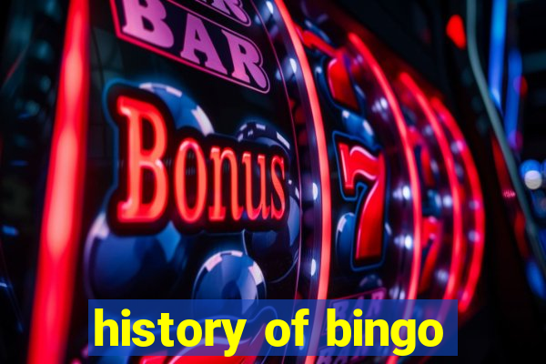 history of bingo