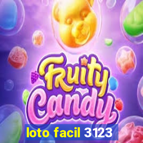 loto facil 3123