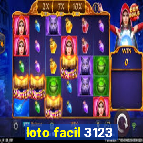 loto facil 3123