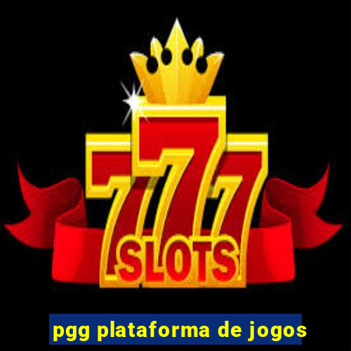 pgg plataforma de jogos