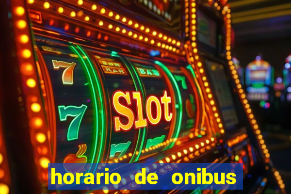 horario de onibus passaro marrom