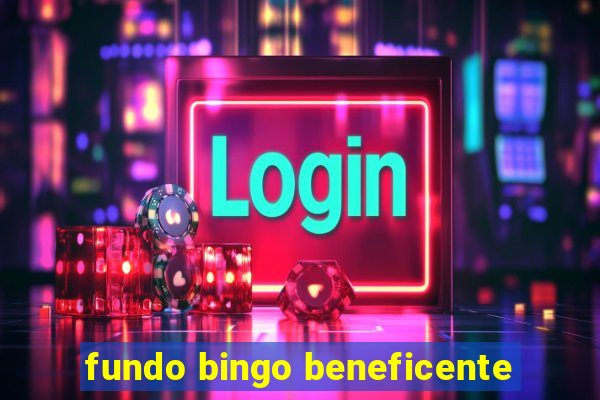 fundo bingo beneficente