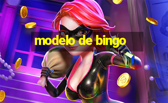 modelo de bingo