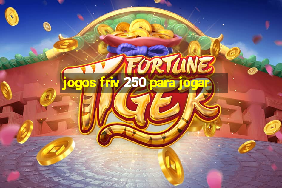 jogos friv 250 para jogar