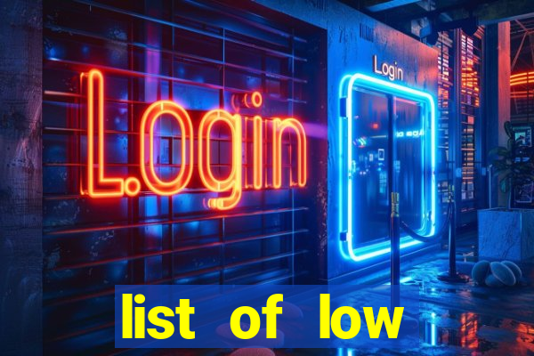 list of low volatility slot machines