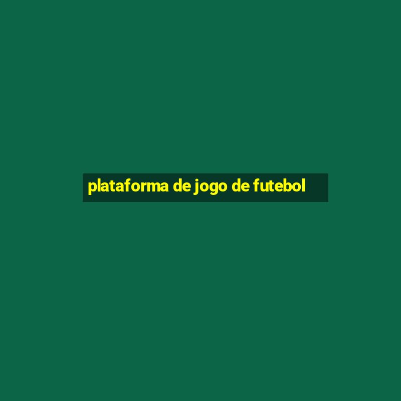 plataforma de jogo de futebol