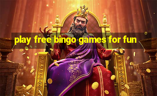 play free bingo games for fun