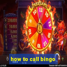 how to call bingo