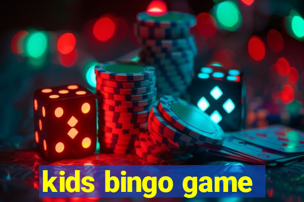 kids bingo game