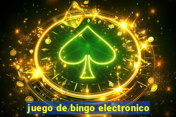 juego de bingo electronico