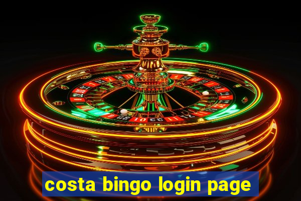 costa bingo login page