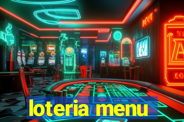 loteria menu