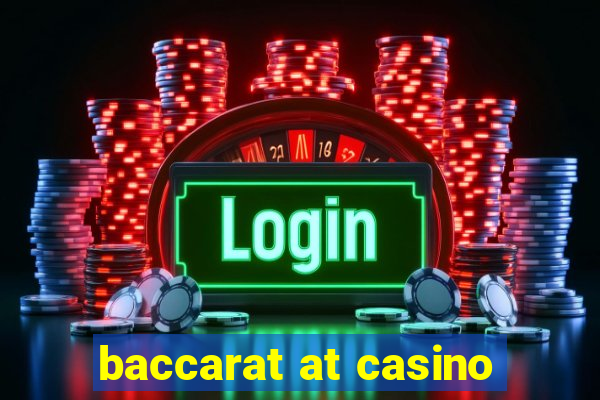 baccarat at casino