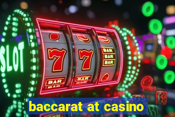 baccarat at casino