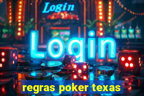 regras poker texas