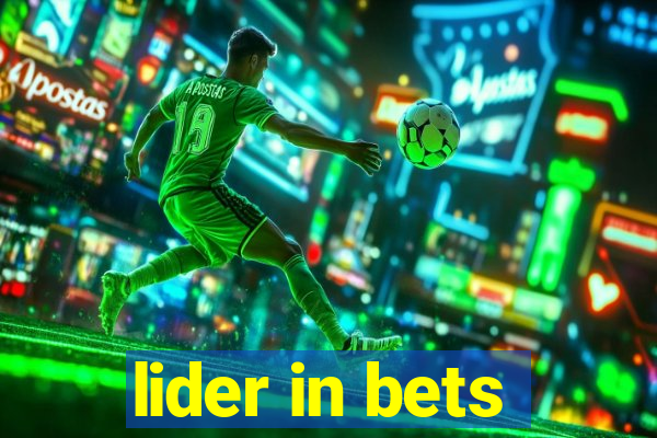 lider in bets