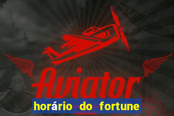 horário do fortune rabbit hoje