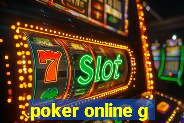 poker online g