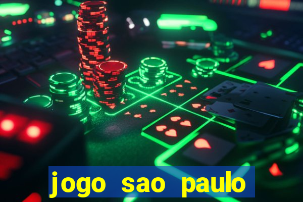 jogo sao paulo hoje palpite