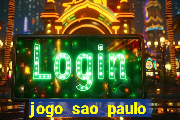 jogo sao paulo hoje palpite